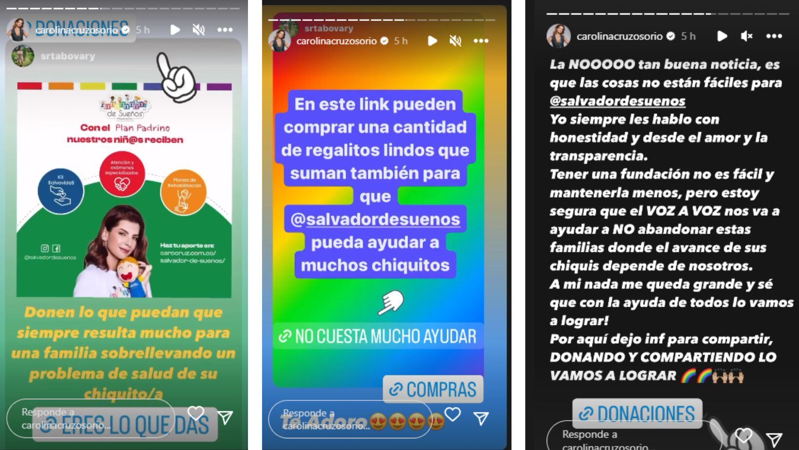 Carolina Cruz reveló que su fundación ‘Salvador de sueños’ está pasando por dificultades y pide ayuda