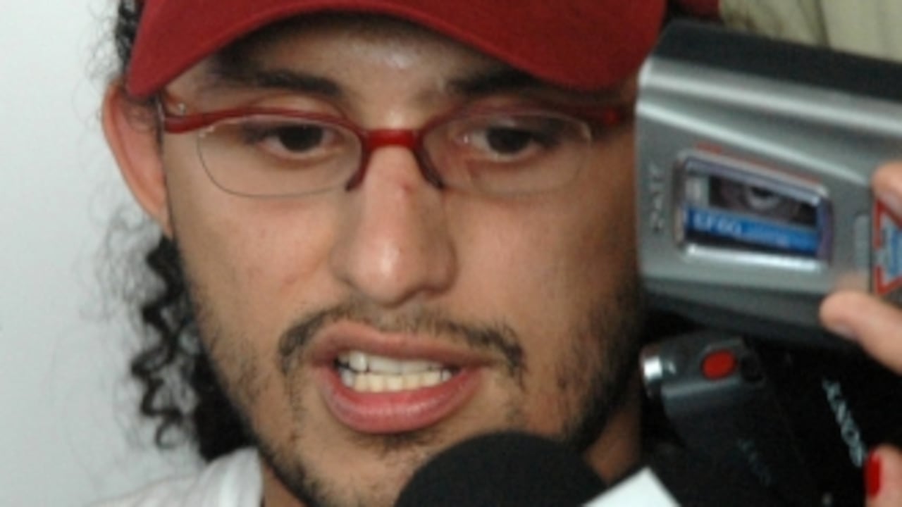 Felipe Garcés miembro del senado de la barra Barón Rojo Sur, del América de Cali.
Foto: Luis Ángel Murcia