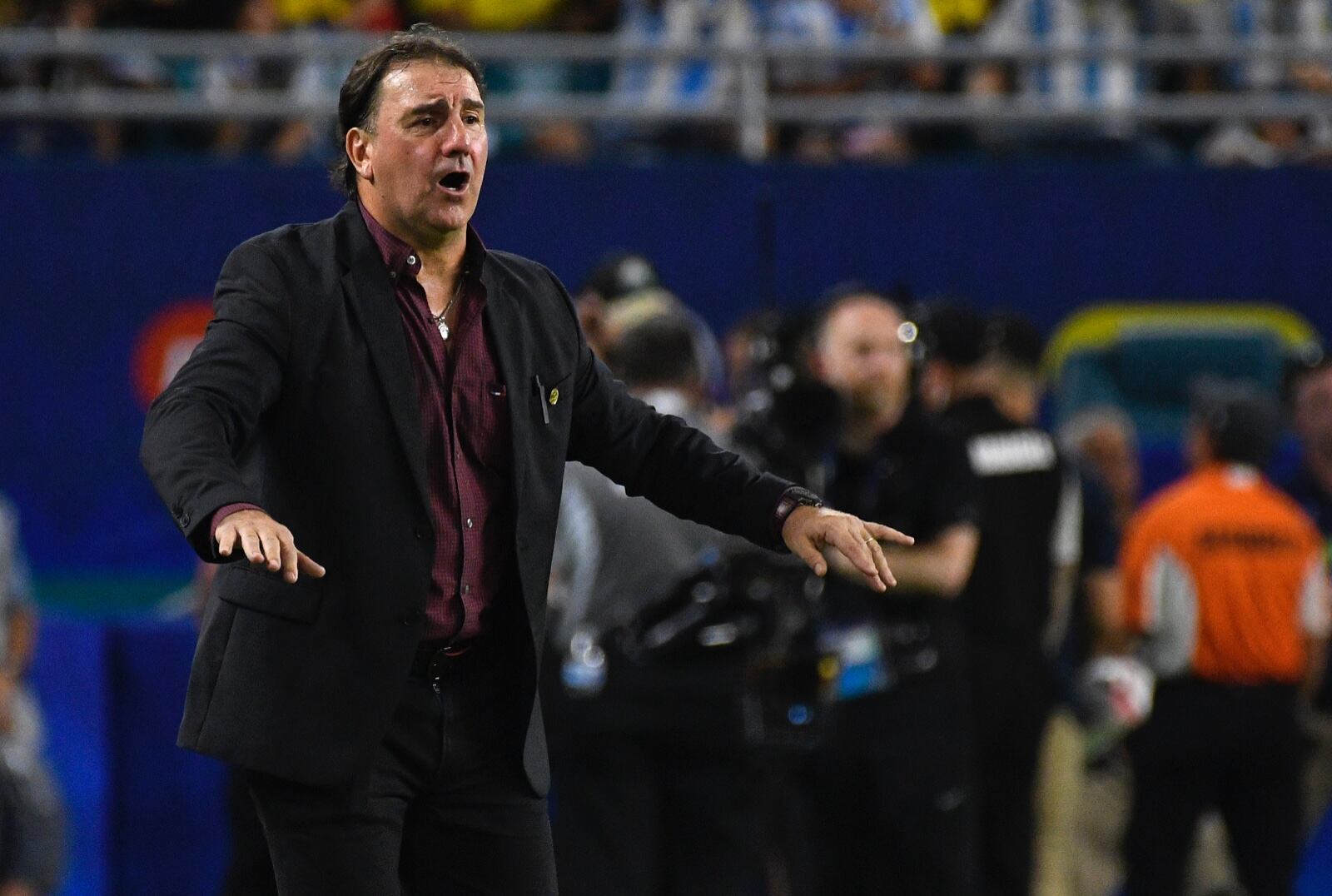 Néstor Lorenzo, técnico de la Selección Colombia en la final de la Copa América 2024. (Colprensa /Cristian Álvarez).