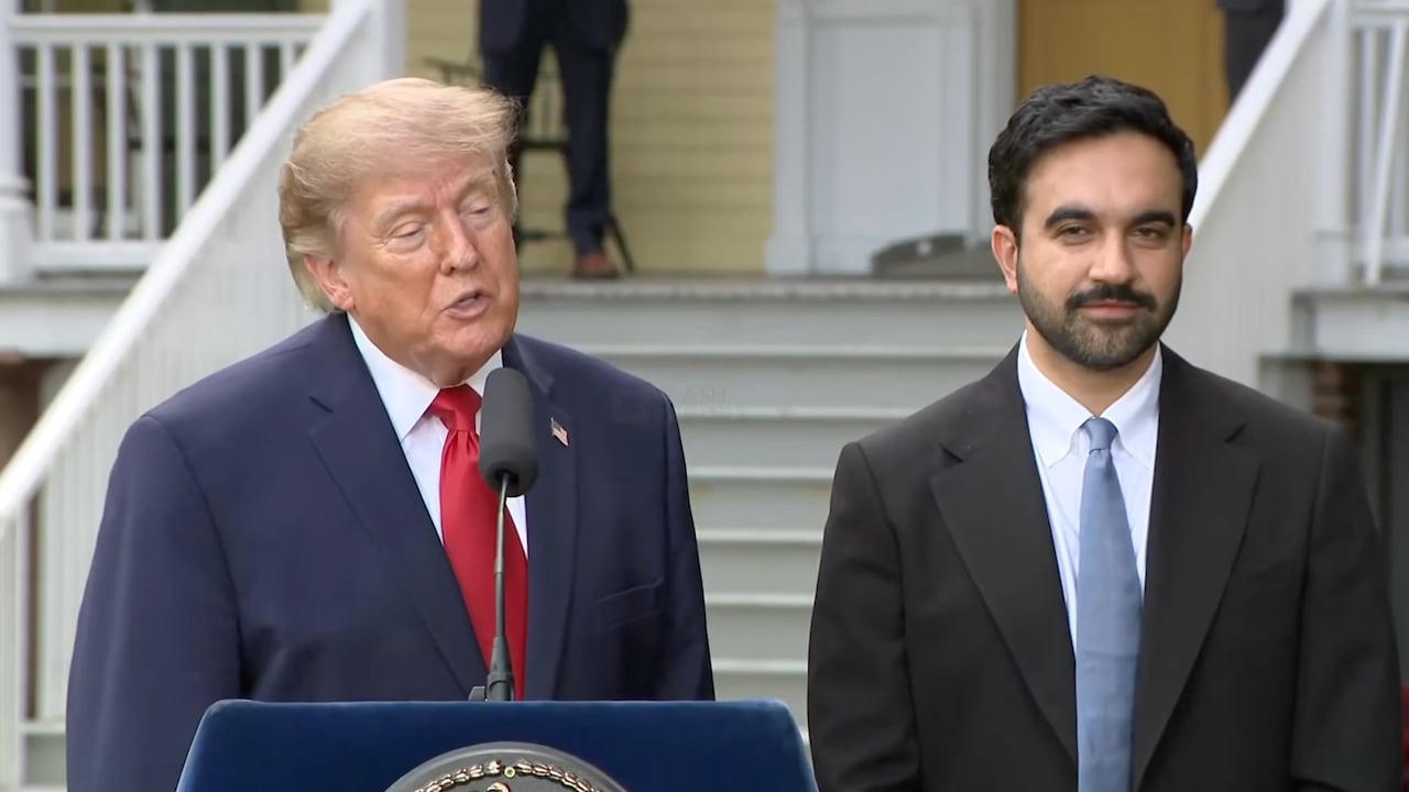 Donald Trump y Zohran Mamdani.