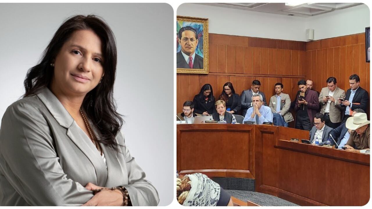 Paola Holguín y la Comisión Segunda de Senado, donde se discute la reforma pensional.