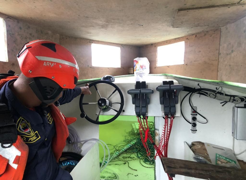 En el interior iban cuatro hombres que fueron dejados a disposición de la Fiscalía.