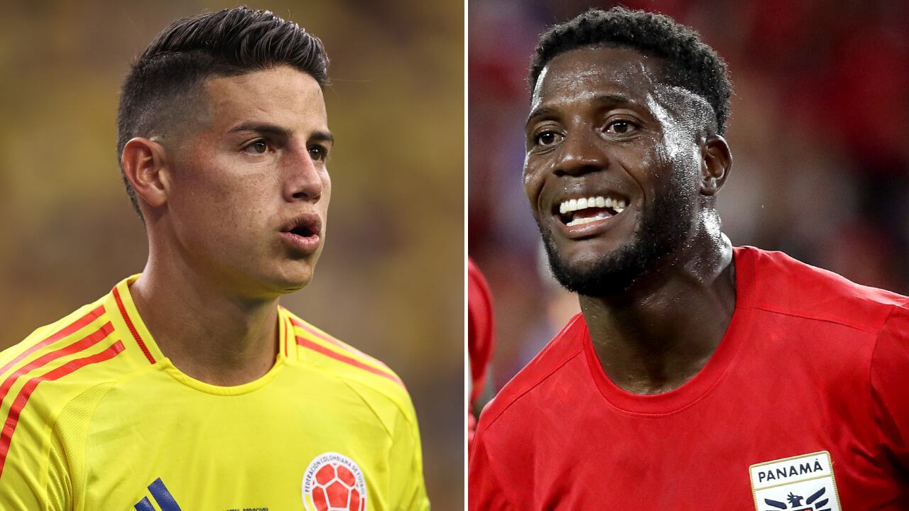 James Rodríguez y José Fajardo, figuras de Colombia y Panamá en la Copa América 2024