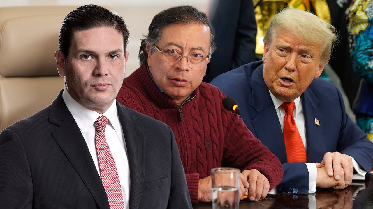 Juan carlos Pinzon, Gustavo Petro y Donald Trump