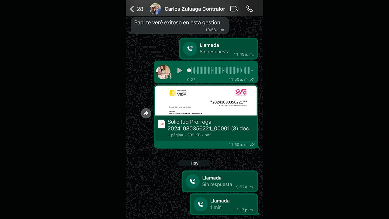 El vicecontralor Carlos Mario Zuluaga terminó salpicado con las supuestas irregularidades y el carrusel de favores en la Sociedad de Activos Especiales (SAE). 