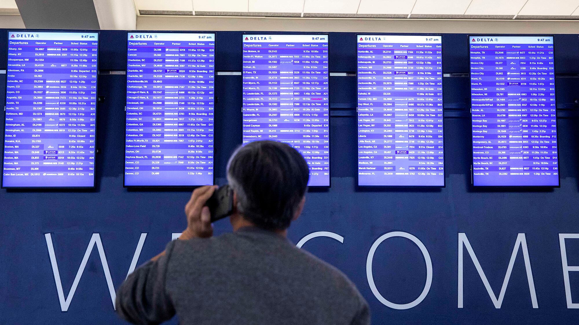 Caos aéreo USA cancelación vuelos estados unidos EEUU