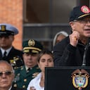 El presidente Gustavo Petro al momento de anunciar la declaratoria de este viernes 19 de abril como día cívico