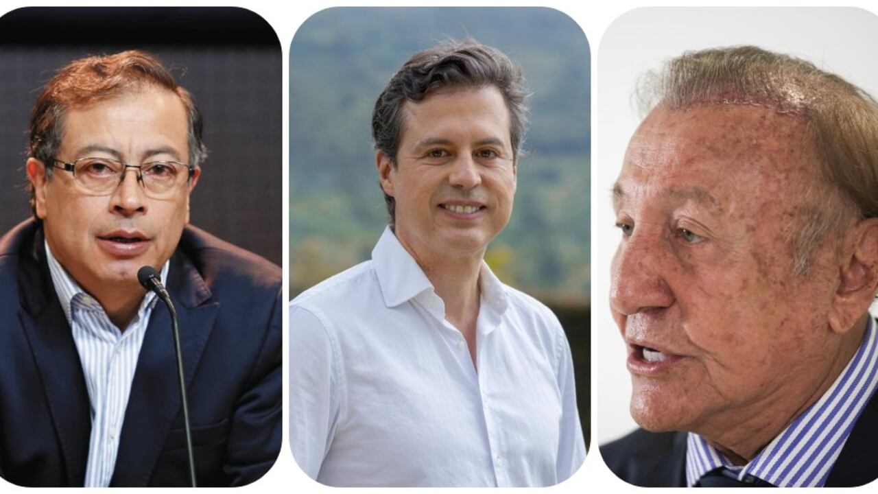 Gustavo Petro, Juan Manuel Galán y Rodolfo Hernández