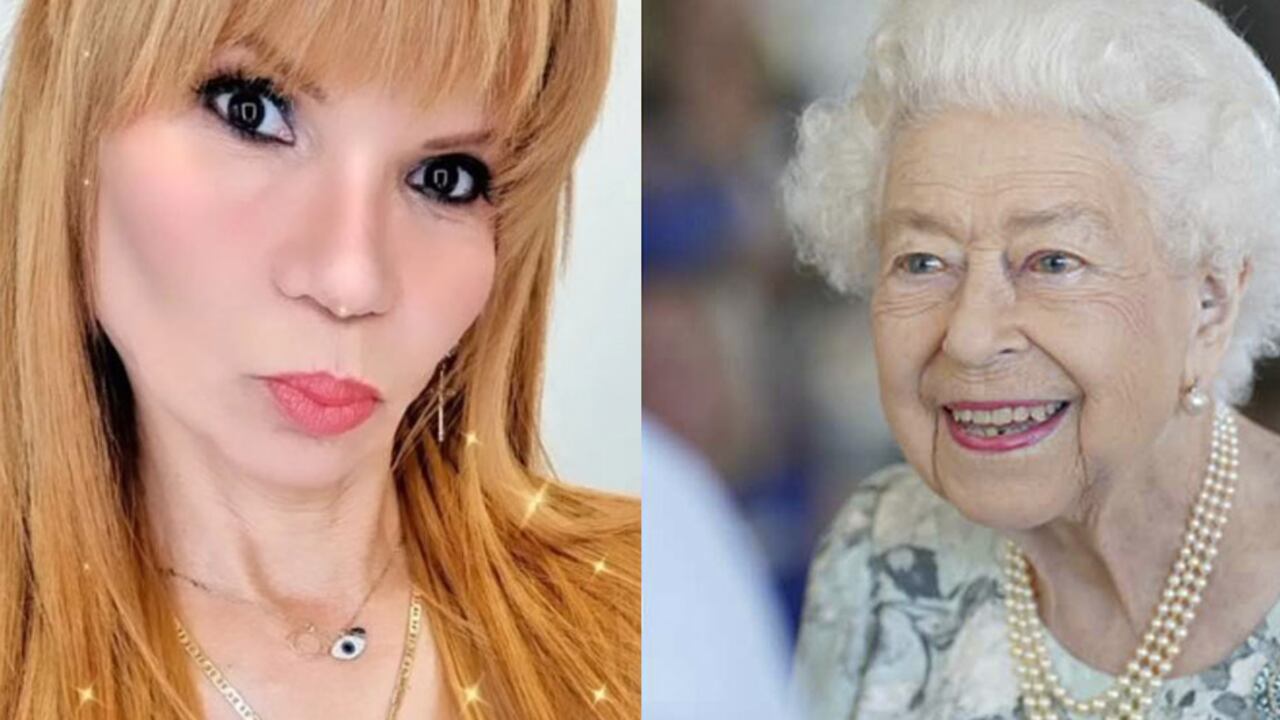 Mhoni Vidente y la reina Isabel II - Foto Instagram @mhoni1 - Getty