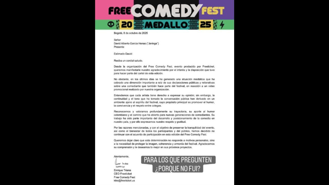 Comunicado sobre Jeringa