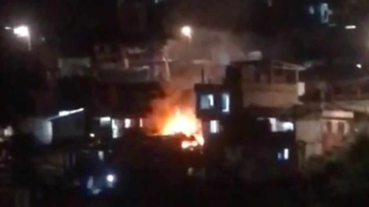 El Cuerpo de Bomberos de Cali atendió la emergencia.