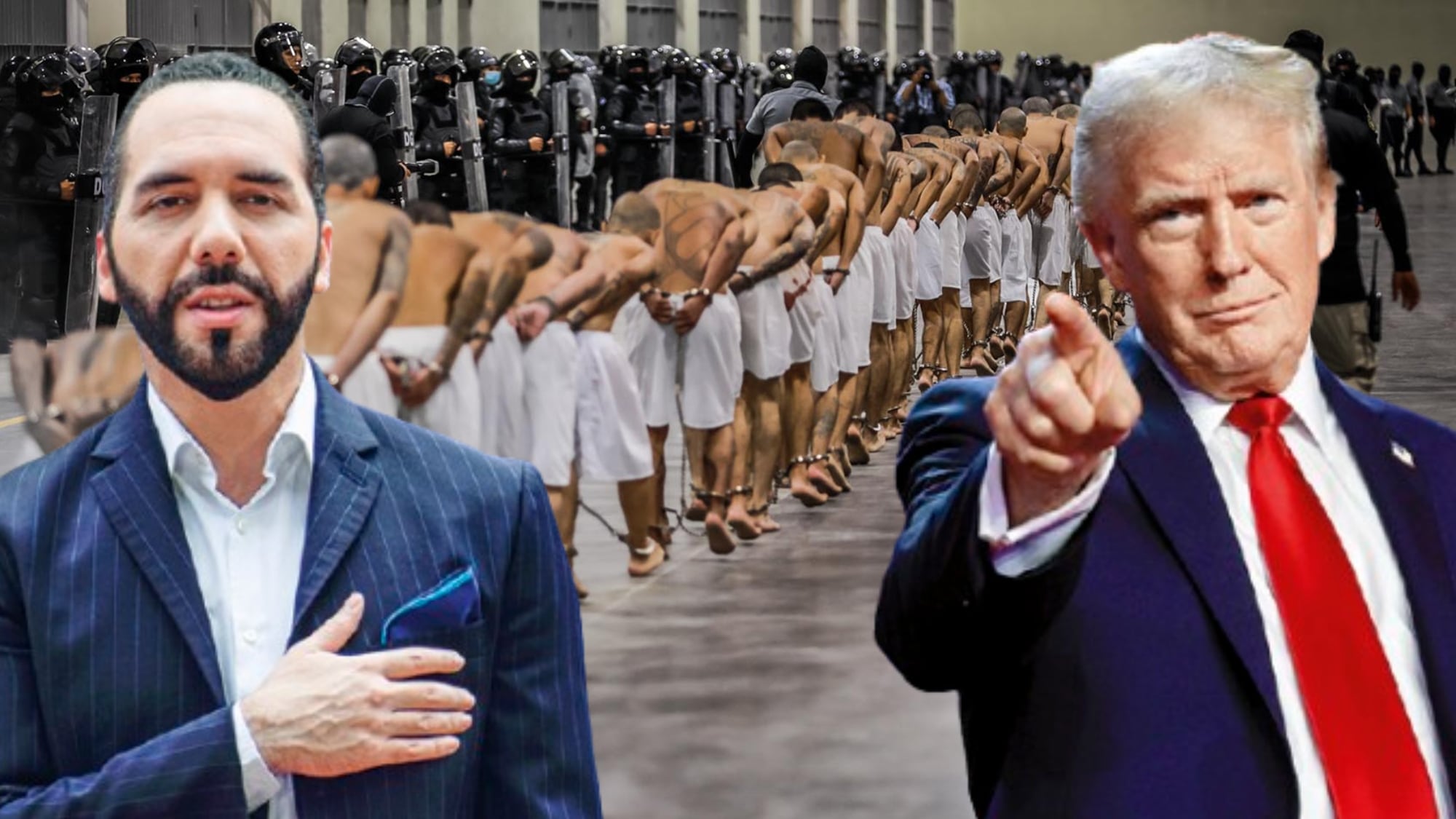 Nayib Bukele y Donald Trump