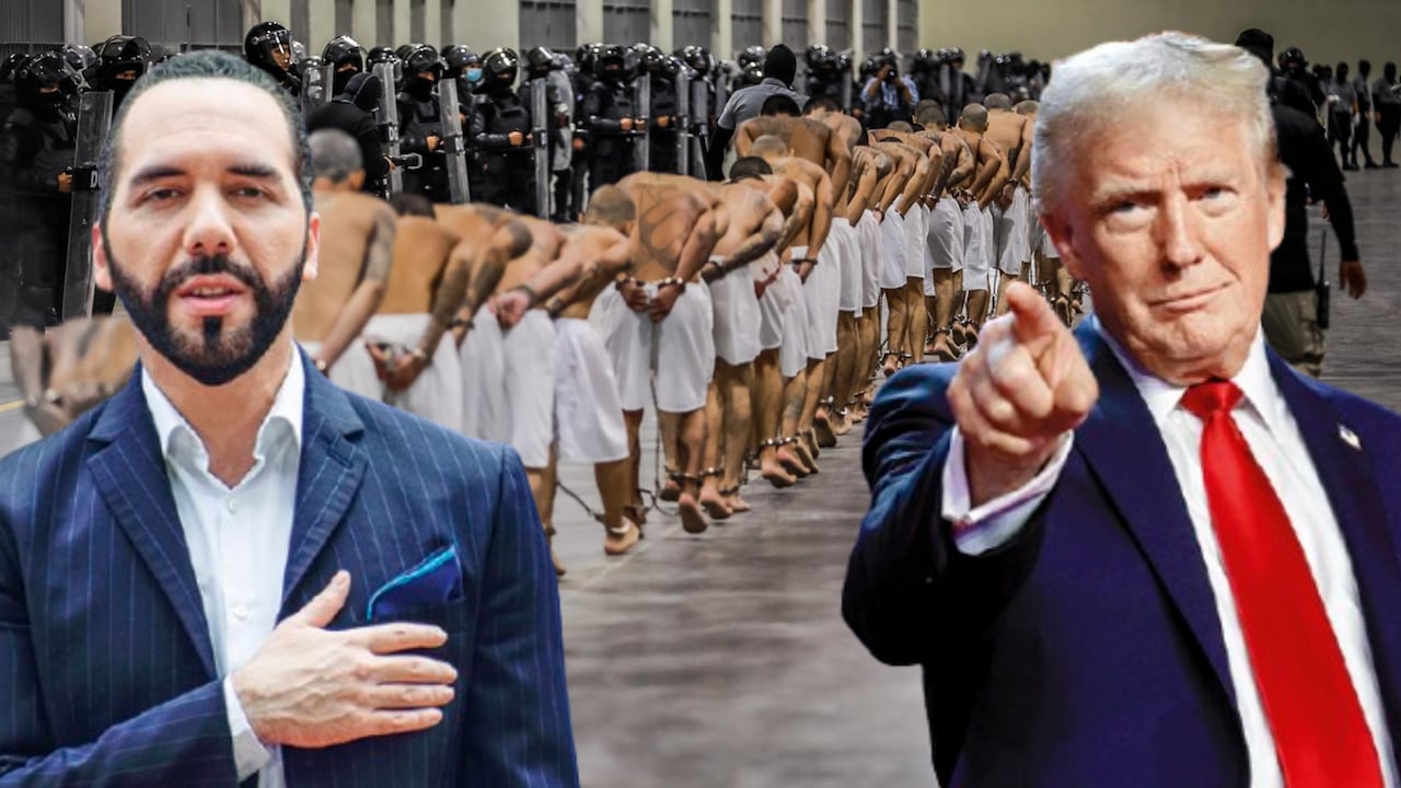 Nayib Bukele y Donald Trump afianzaron su amistad gracias a la mega-prisión de El Salvador que sirve para retener a los presuntos criminales que expulsa EE. UU.