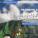 Este es el aspecto del portal de consulta de la Renta Ciudadana, con el botón "Consulte aquí si está inscrito".