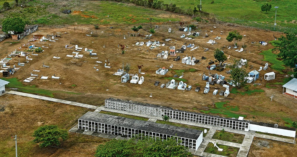 Lo que pasó en el cementerio ha sorprendido a todos. 