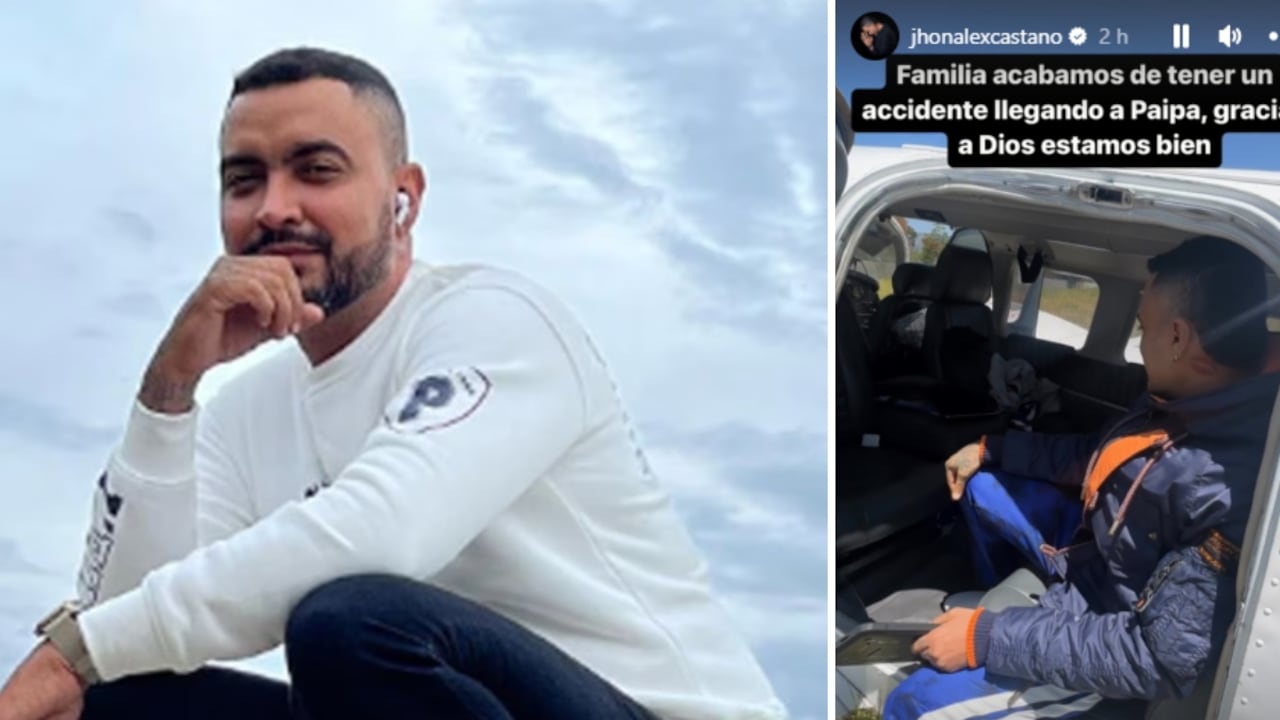 Jhon Alex Castaño sufrió un accidente