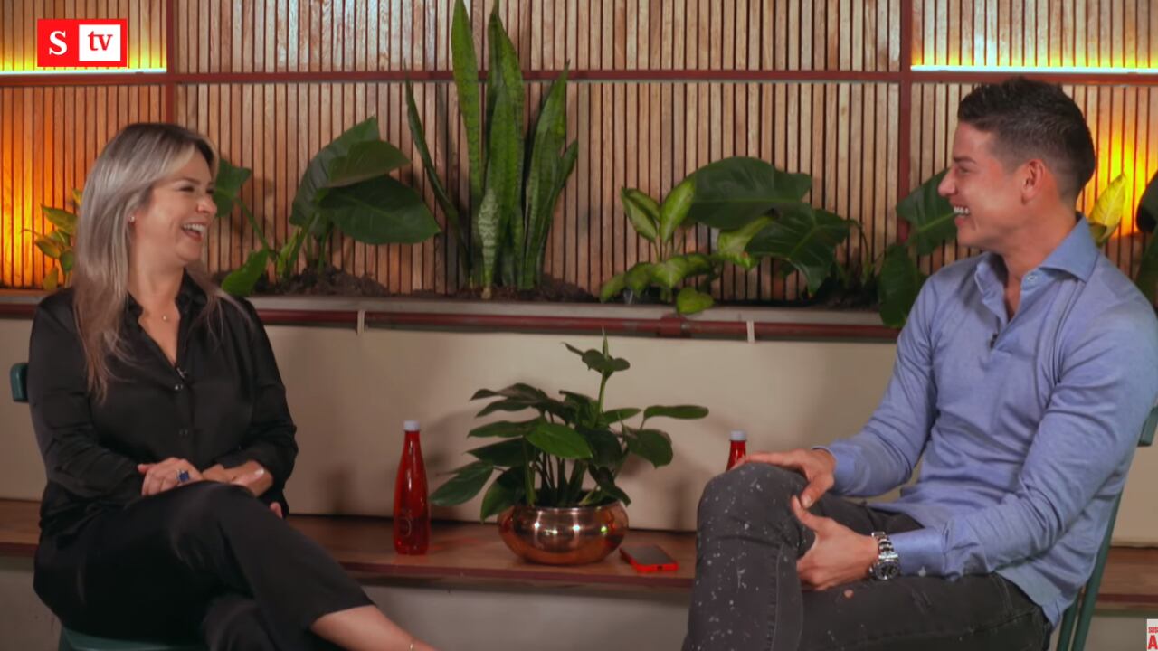 James en su entrevista con Vicky Dávila para SEMANA