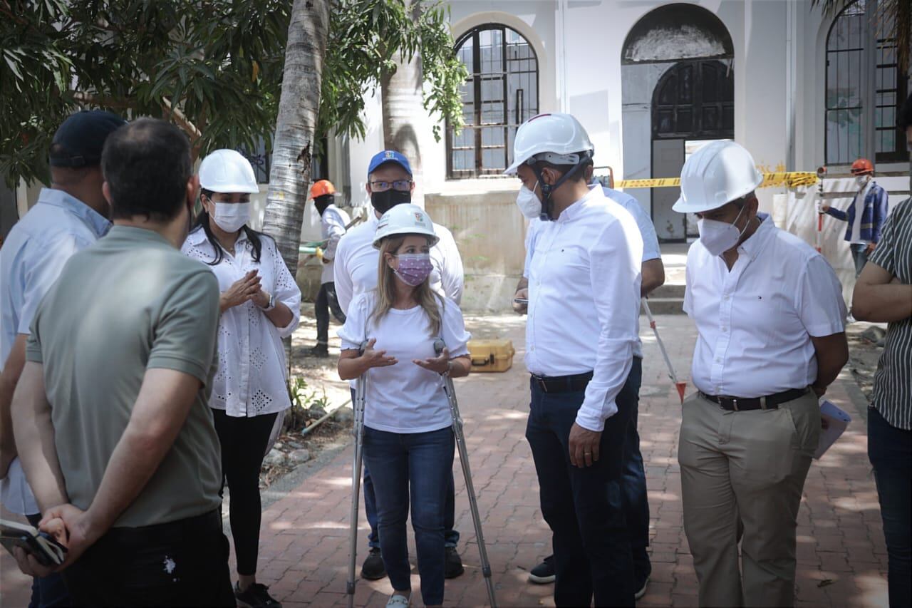 Con la firma del acta de inicio, se dio realidad al proceso de ejecución de las obras de restauración de Bellas Artes.