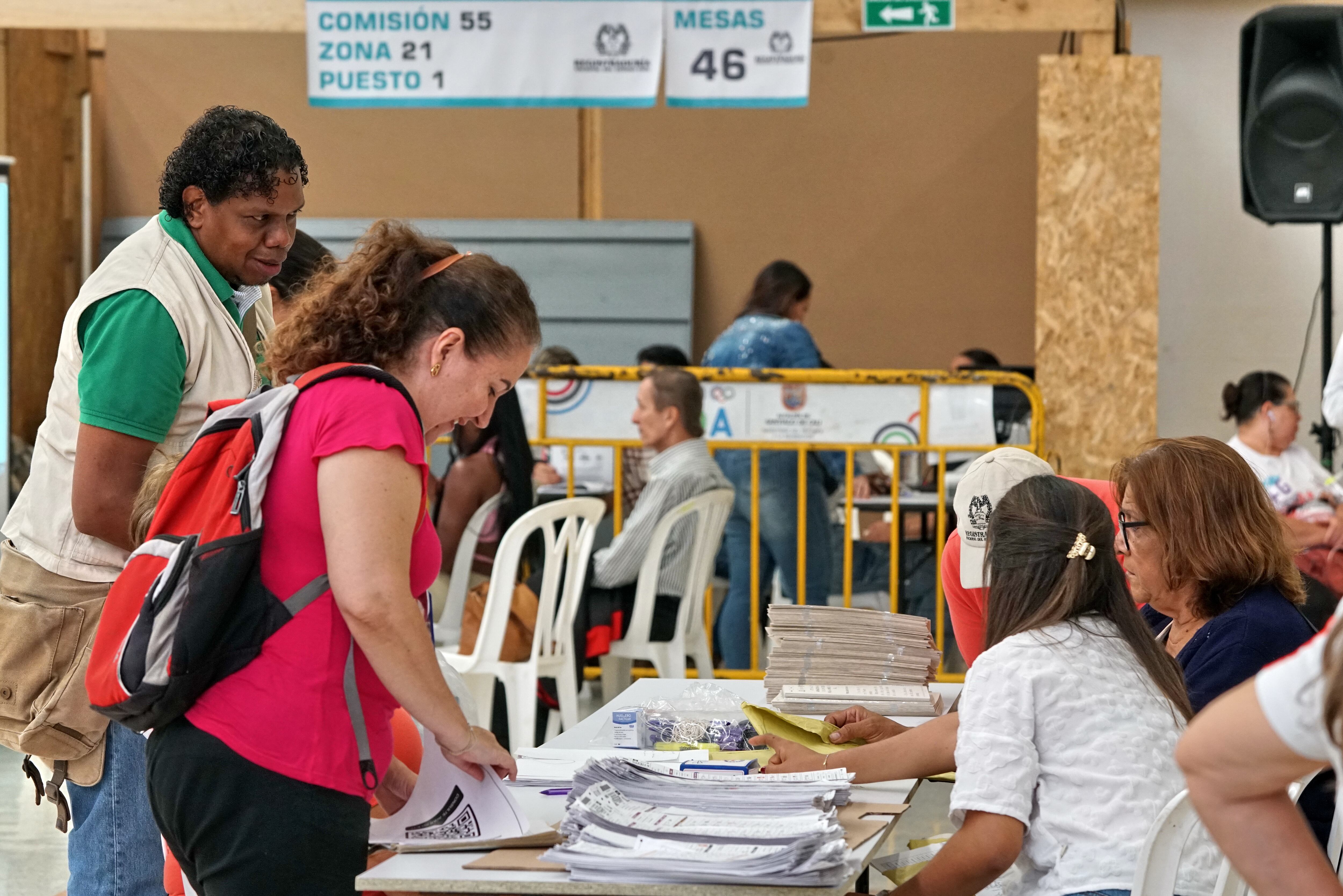 La Registraduría realiza el preconteo de las elecciones regionales 2023, de Cali y Valle del Cauca.