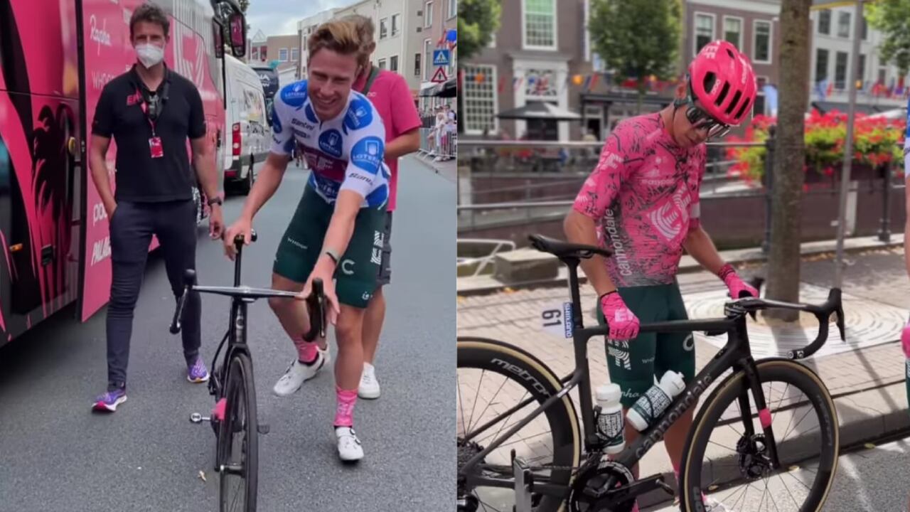 Julius van den Berg protagonizó el curioso momento.