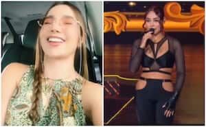 Cantante Paola Jara vio la presentación de su imitadora en 'Yo Me Llamo' y su reacción llamó la atención en rede sociales.