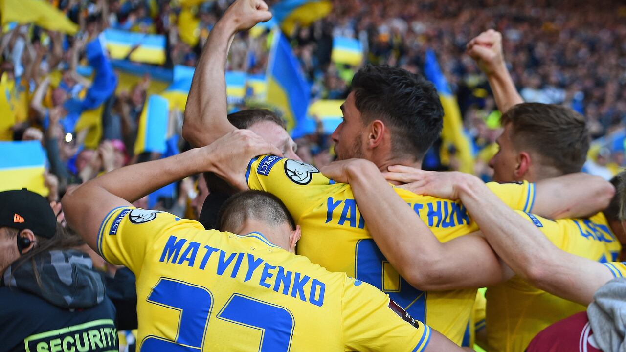 Ucrania celebró ante Escocia y sueña por un cupo en Catar 2022