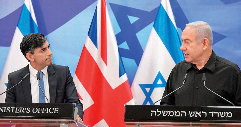 Rishi Sunak, primer ministro británico.