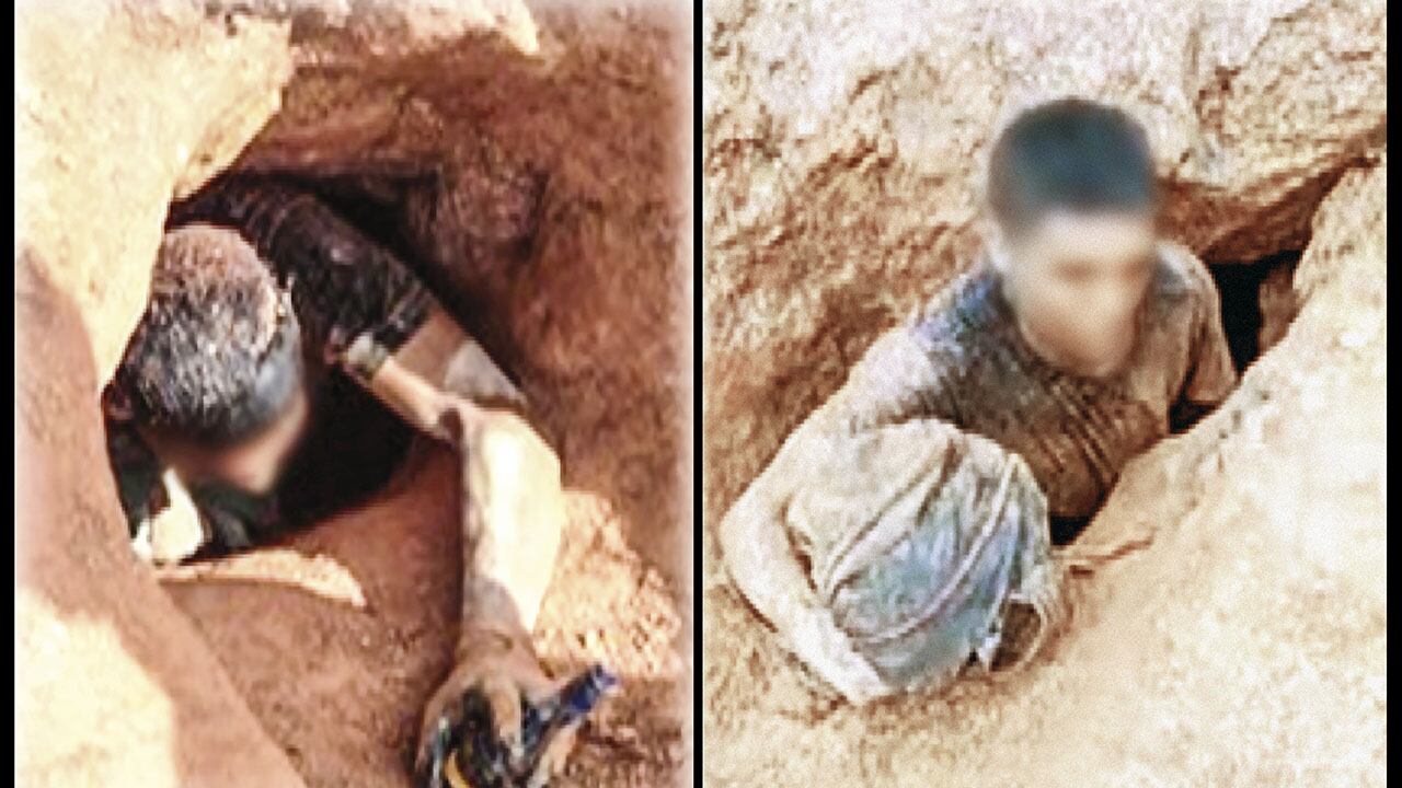 Estructuras internas de mineros informales en el municipio de Segovia, Antioquia.