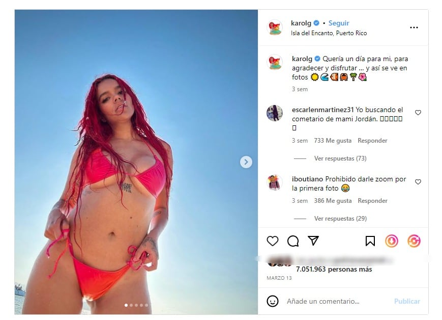 Foto: Instagram @karolg