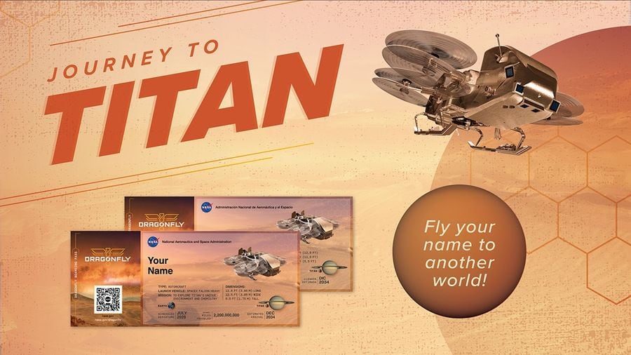 Así es Dragonfly, el helicóptero que la NASA enviará al espacio.