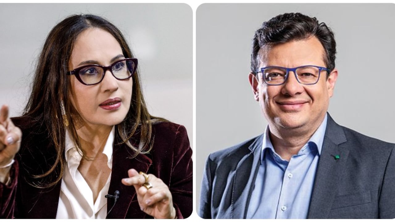 Nórida Rodríguez y Hollman Morris.