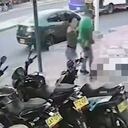 El cuerpo del hombre quedó tendido en plena vía pública.