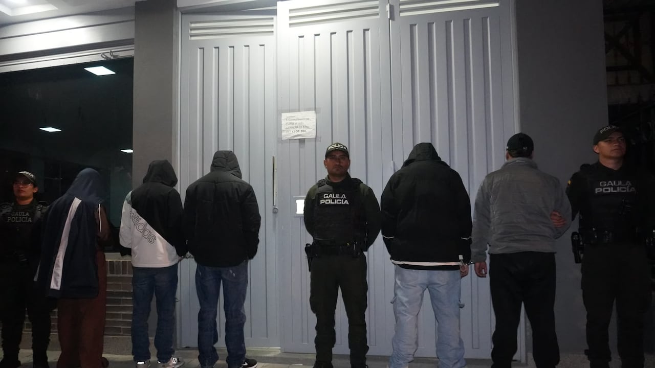 Para la Policía, las capturas son producto de las labores de investigación.