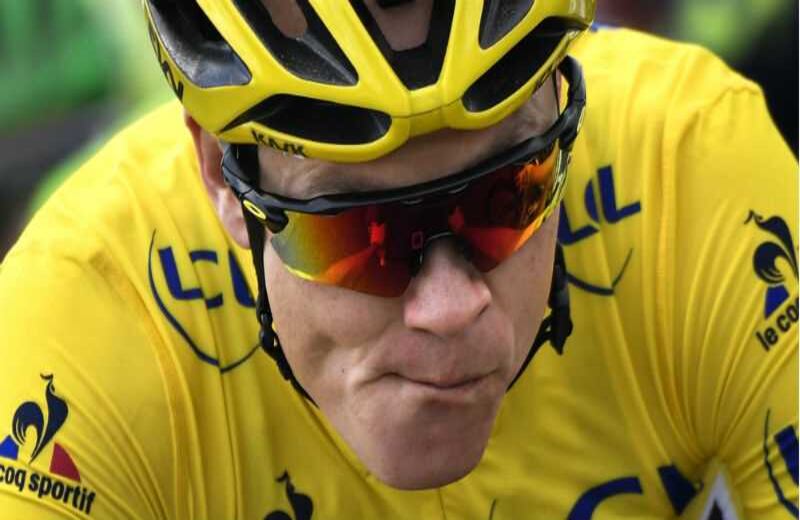 Froome inicia la carrera confiado en su liderato. Foto: AFP