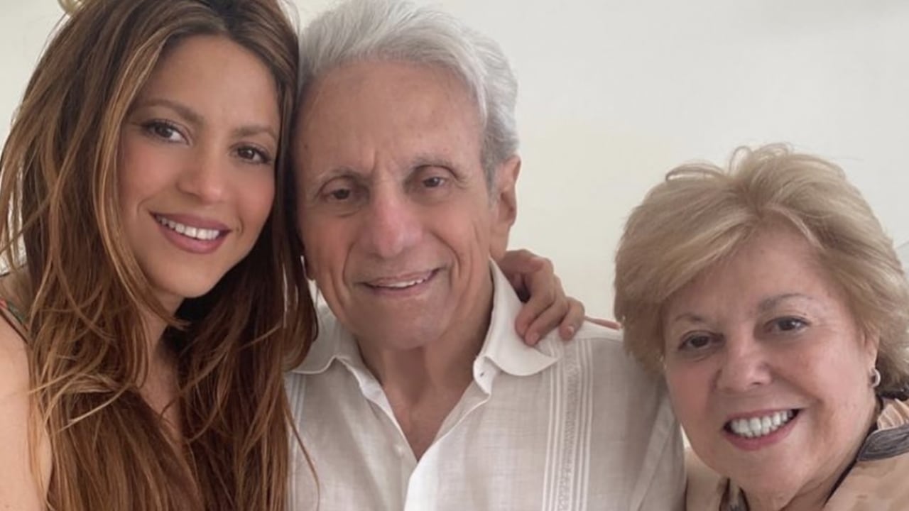 Padres de la cantante colombiana Shakira. Foto: Instagram @Shakira.