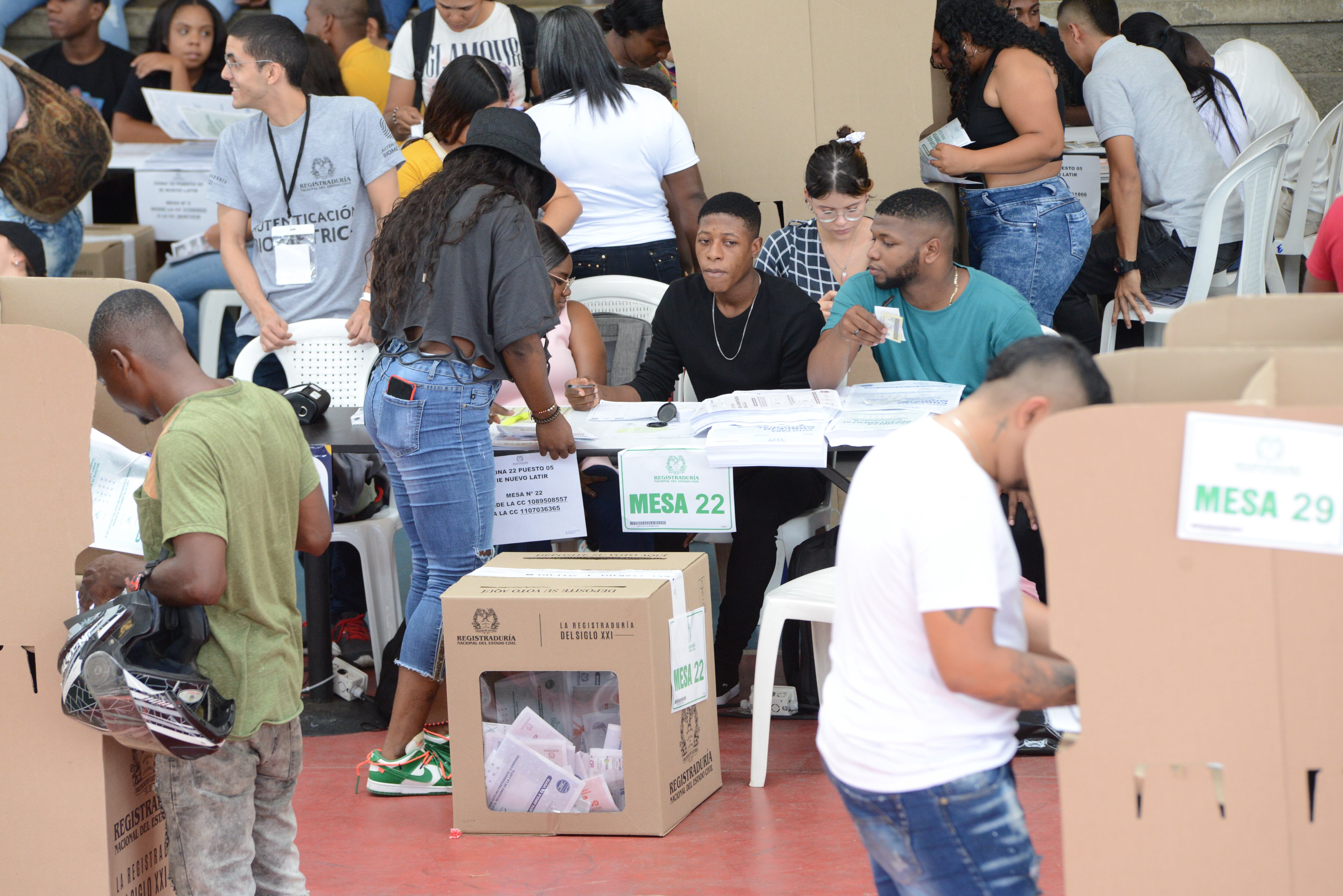 Cali: Elecciones regionales (Alcaldía, Gobernación. Concejo, Asamblea)  29 de octubre del 2023. Foto José L Guzmán. EL País.