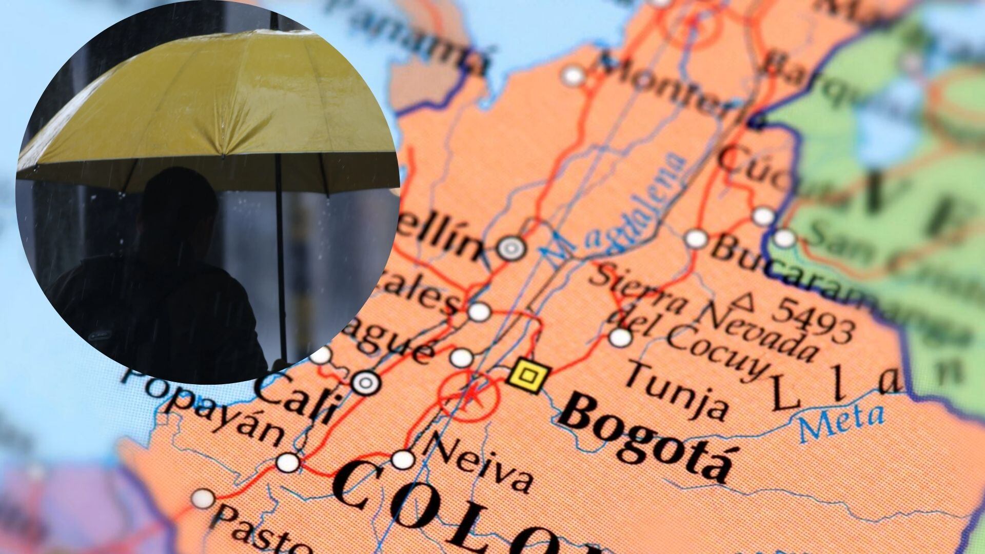 Ciudades bajo vigilancia: Bogotá y principales capitales registran nubosidad variable y probabilidad de lluvias ligeras a moderadas.