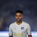 Bogotá. Julio 16 de 2024. Presentación del nuevo jugador de Millonarios FC, Radamel Falcao Garcí, en el estadio Nemesio Camacho el Campin. (Colprensa - Mariano Vimos)