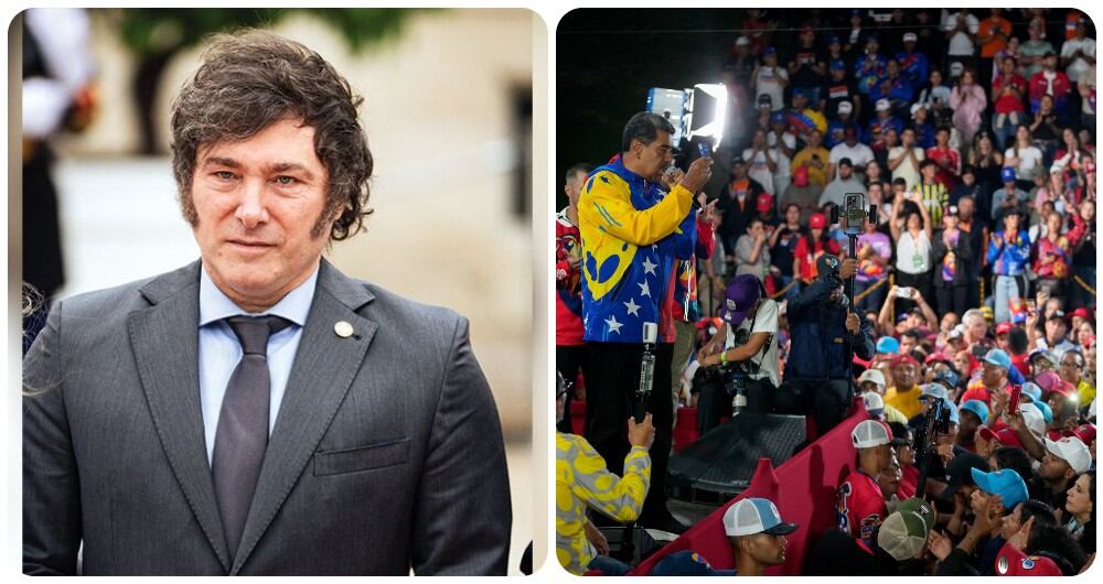 El presidente de Argentina, Javier Milei, critica la situación electoral de Venezuela.