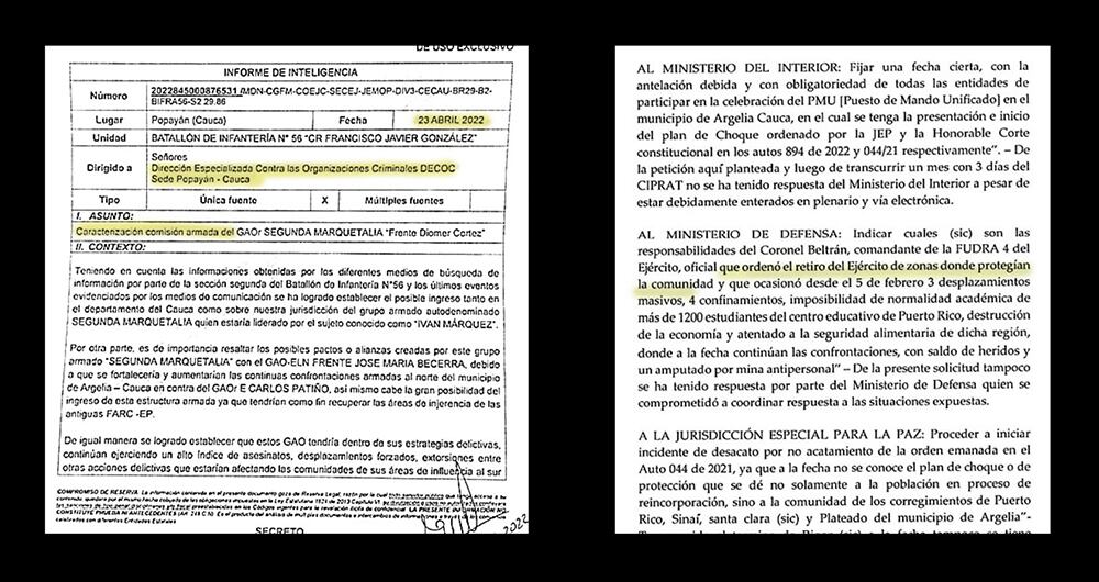 Las pruebas que muestran el montaje contra el general (r) Rojas.