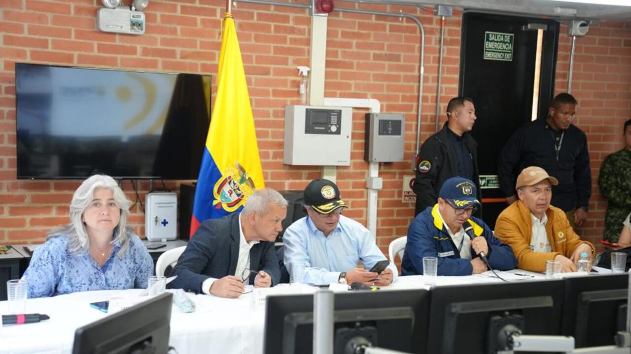 Presidente Gustavo Petro lideró puesto de mando unificado en Quetame