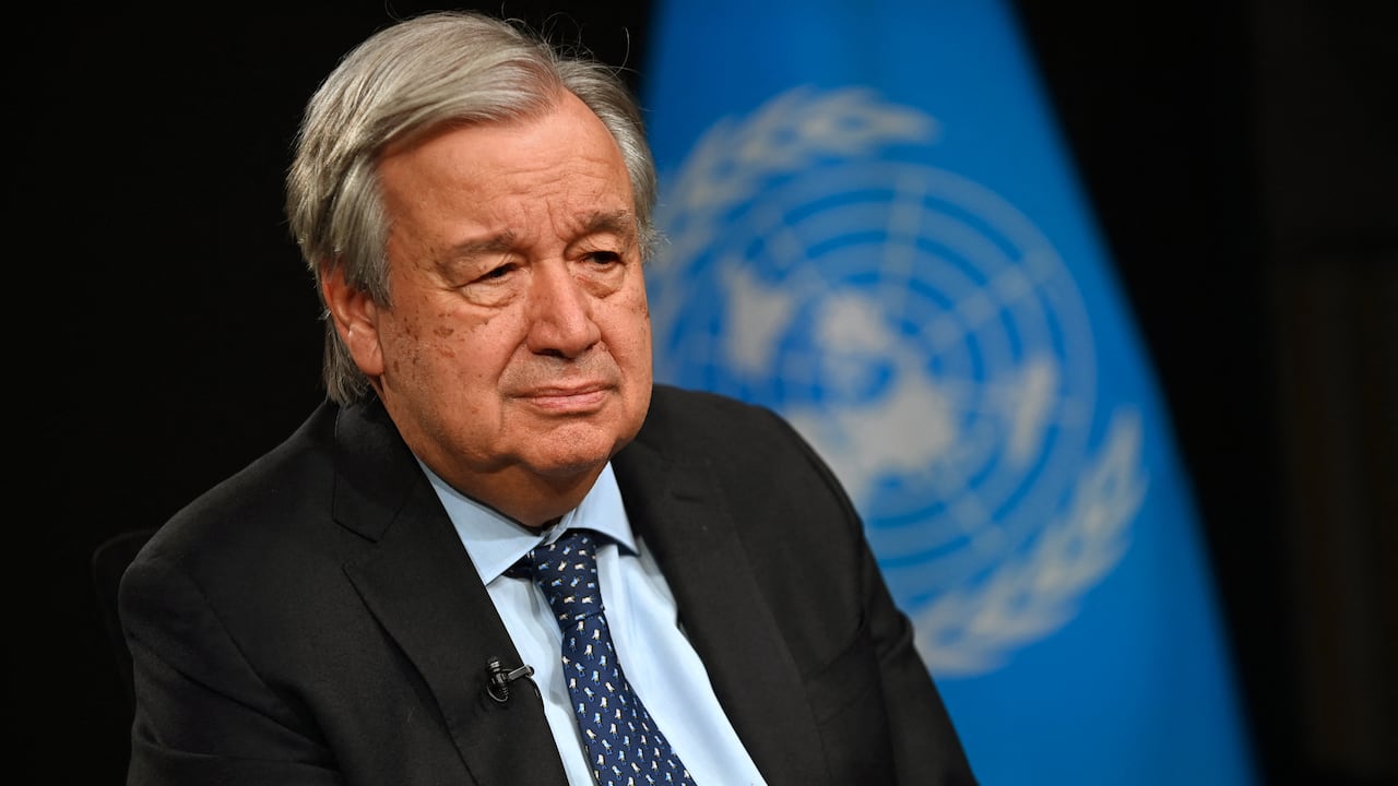 António Guterres, secretario general de la ONU.