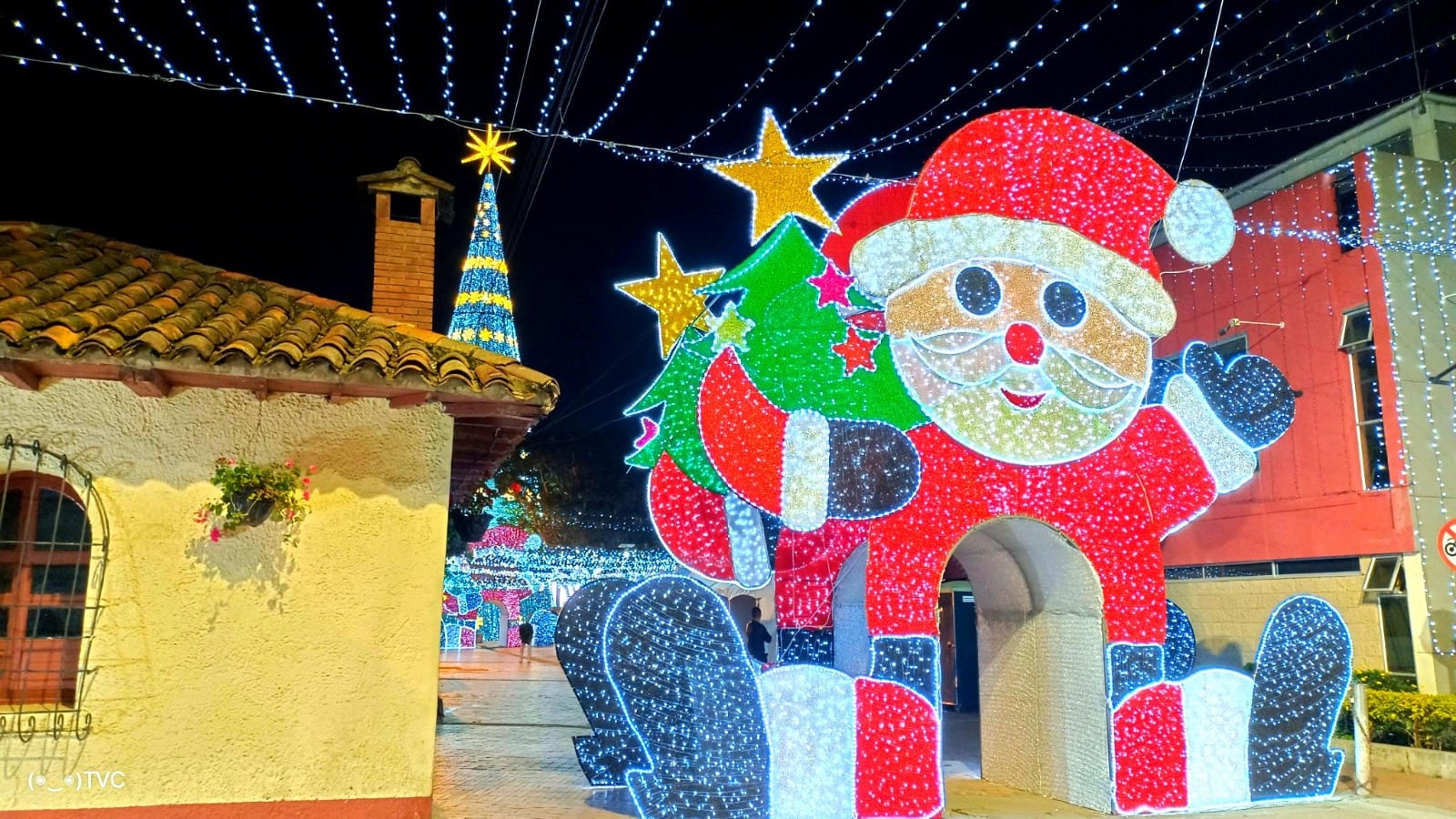 Alumbrado navideño en Cota, Cundinamarca