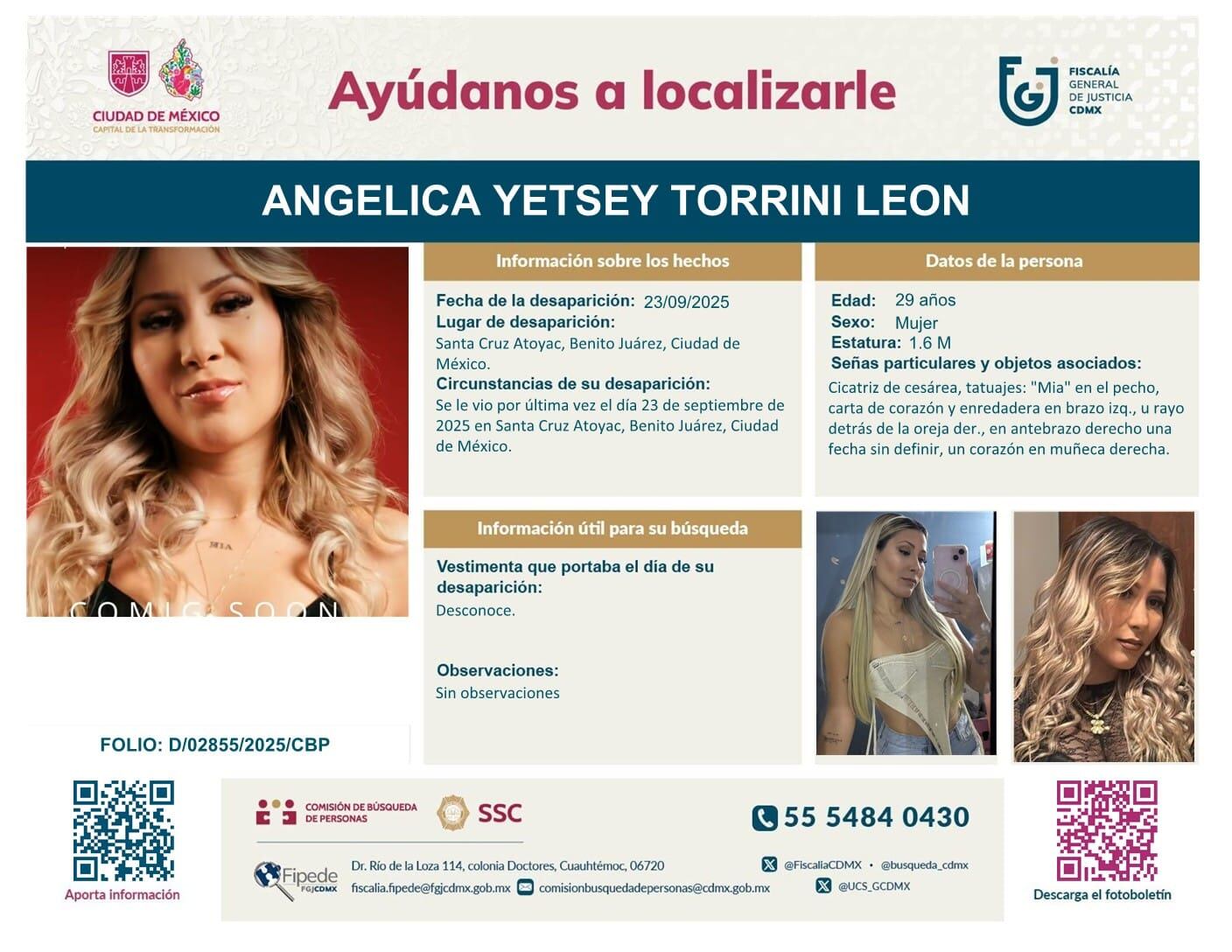 Pareja de B King fue declarada como desaparecida.