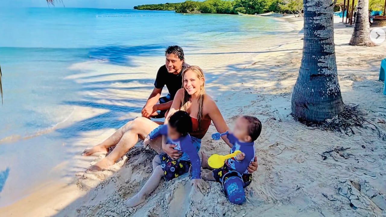 Nicolás Petro con la familia de paseo en Santa Marta y Cartagena. 