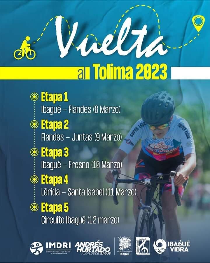 Hasta el 12 de marzo se realizará la Vuelta al Tolima