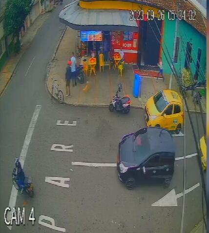 Los delincuentes intentaron escapar por el sector de San Francisco.