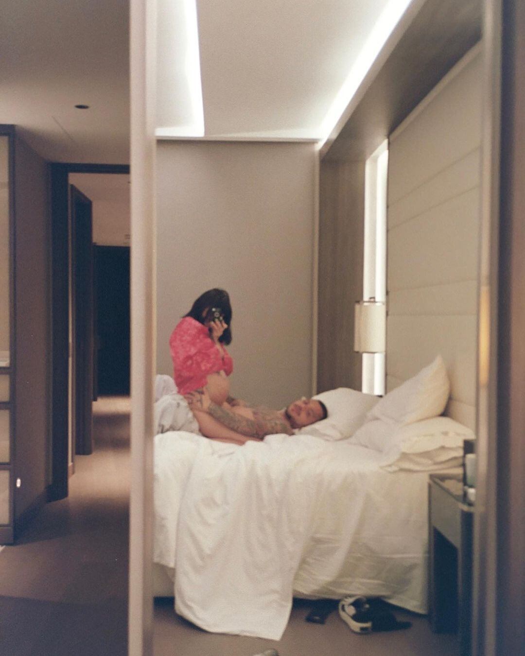 La pareja dio mucho de qué hablar por esta foto