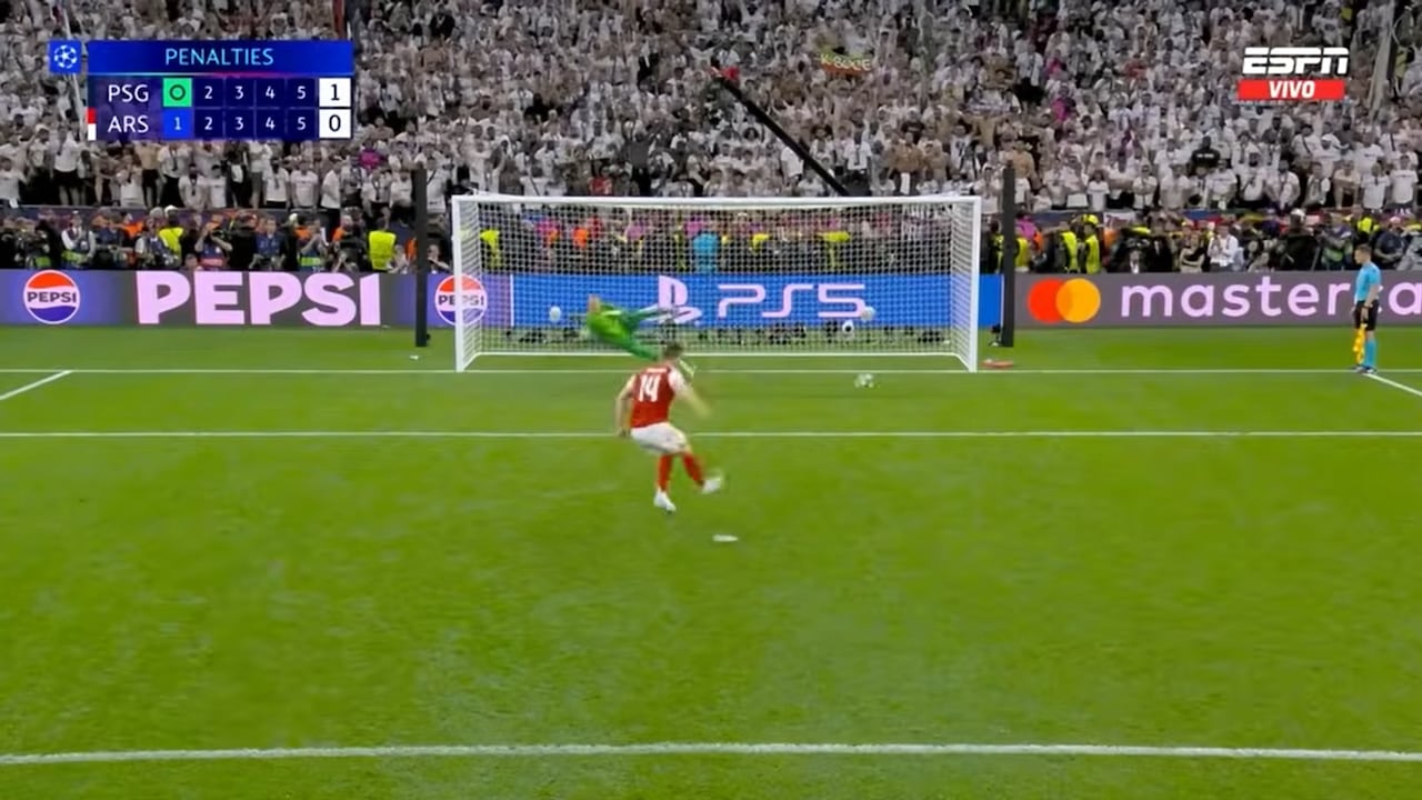 Tanda de penaltis | Arsenal vs. PSG