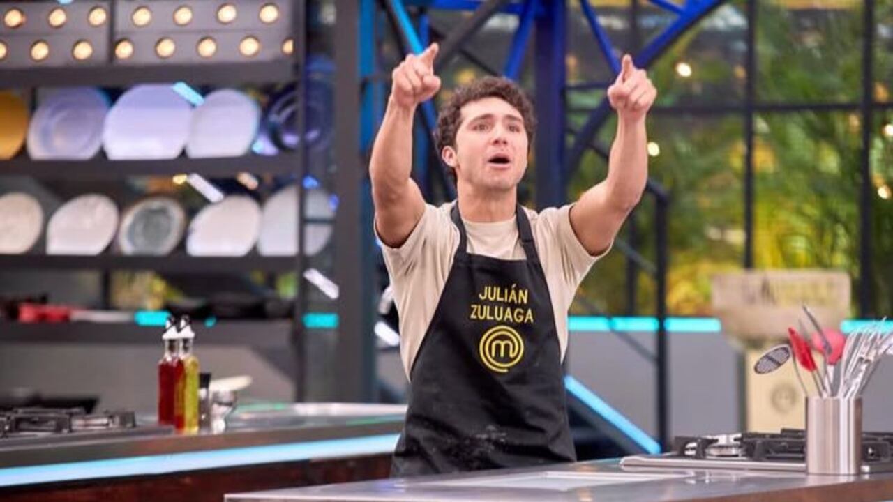 Julián Zuluaga fue el más reciente eliminado de Masterchef Celebrity.
